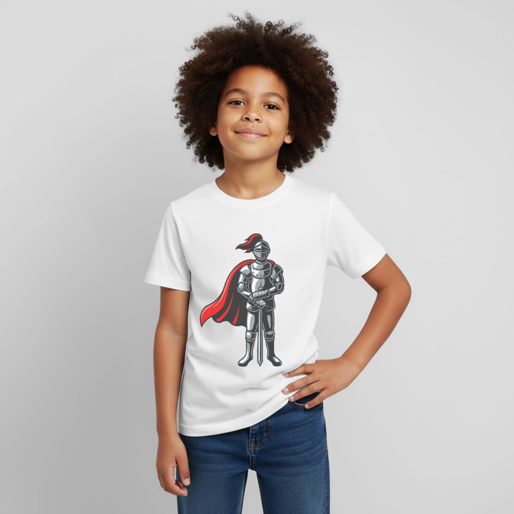 Ritter Kinder T-Shirt - white