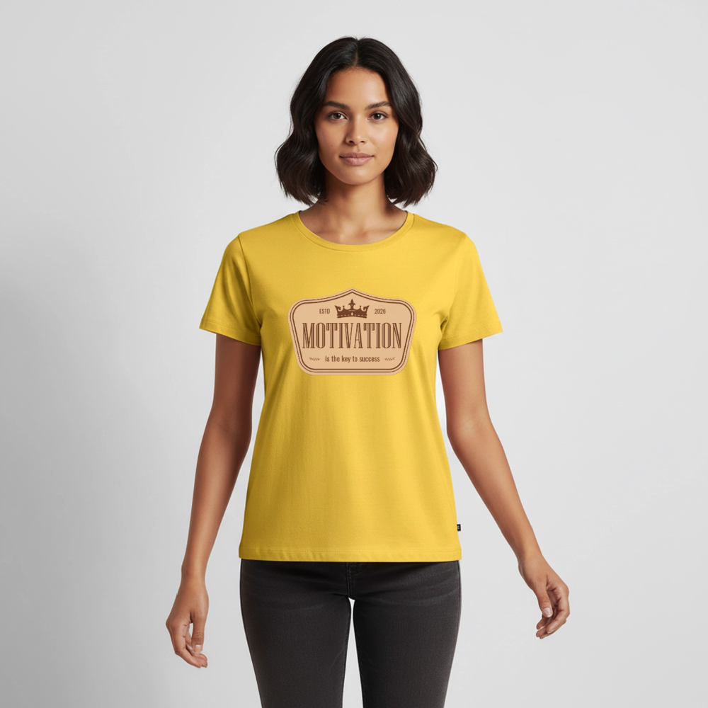 Motivations Premium T-Shirt - sun yellow