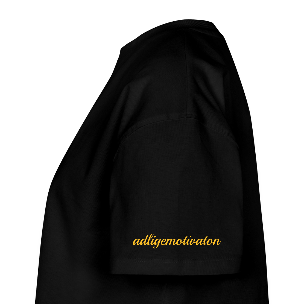 adligemotivations Logo Oversized Cropped T-Shirt Premium Woman - black