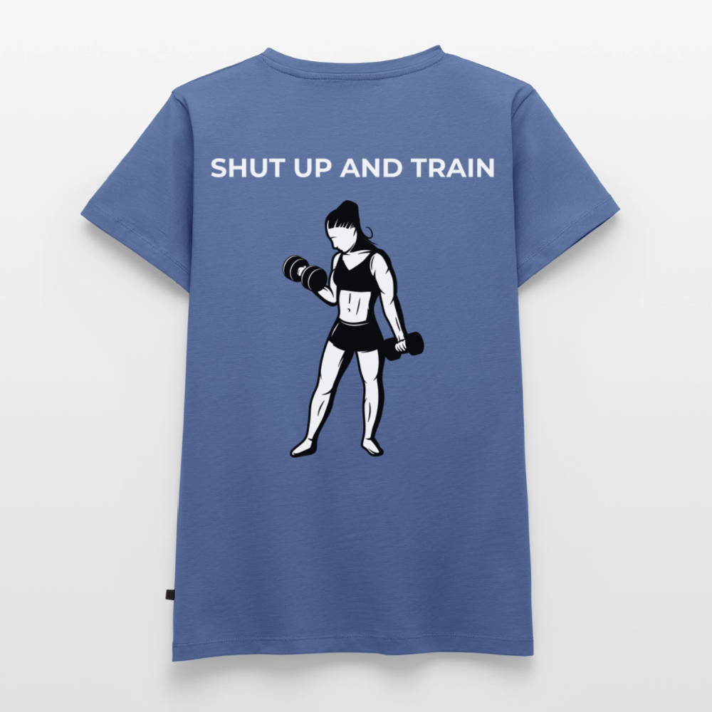 NO PAIN NO GAIN T-Shirt Woman - stone blue