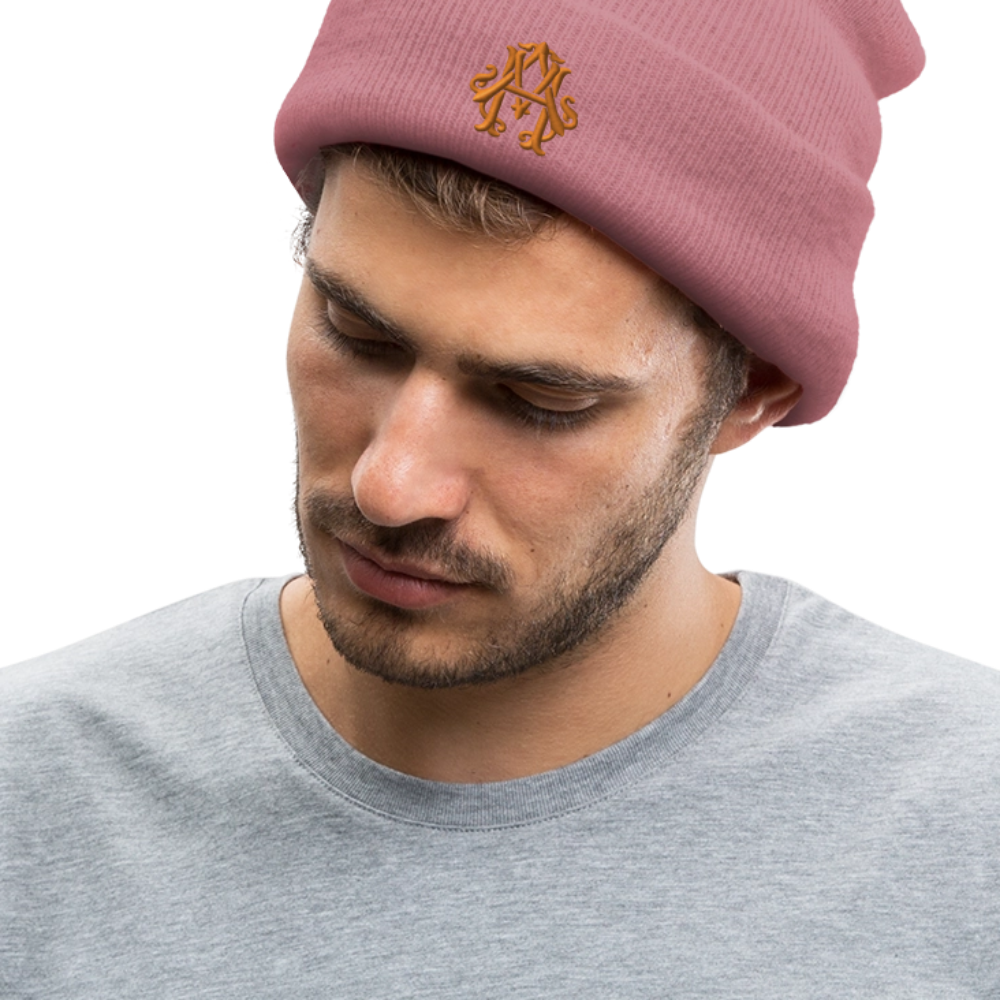 adligemotivations Logo Wintermütze - dusky pink