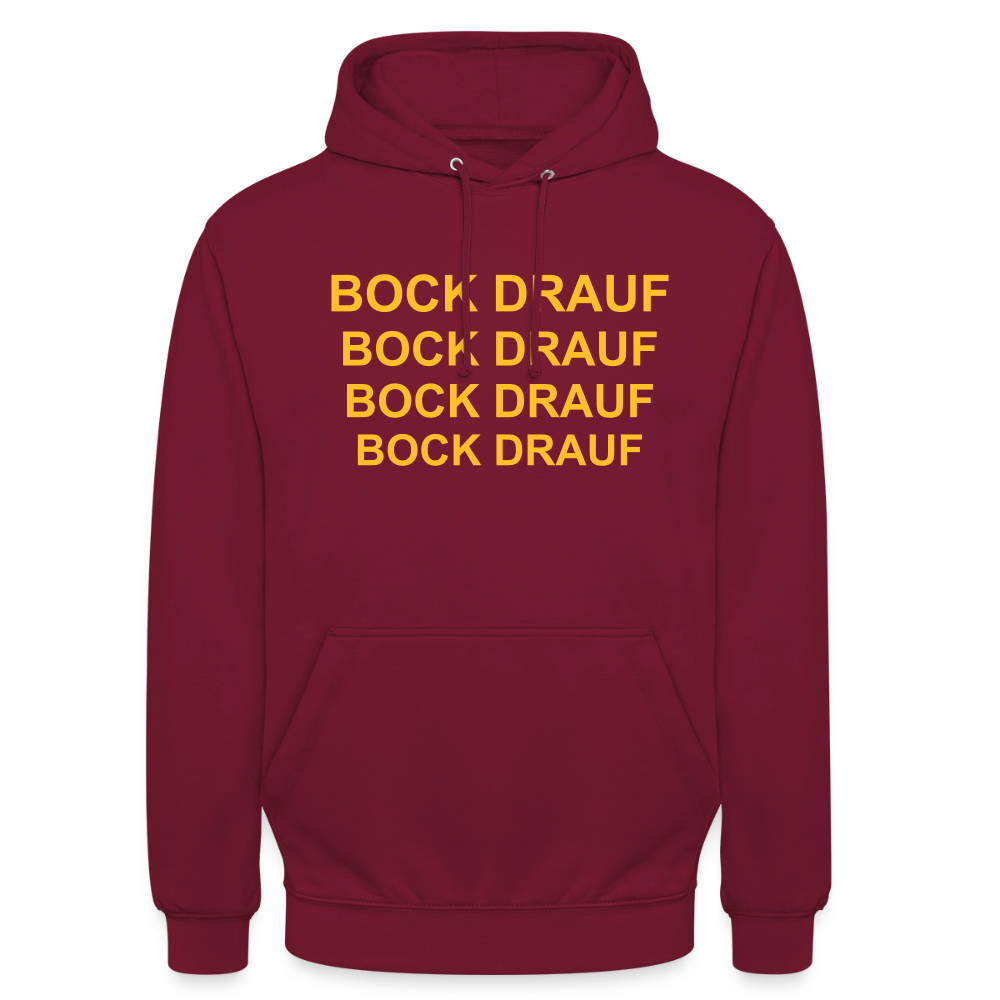 BOCK DRAUF Hoodie - bordeaux