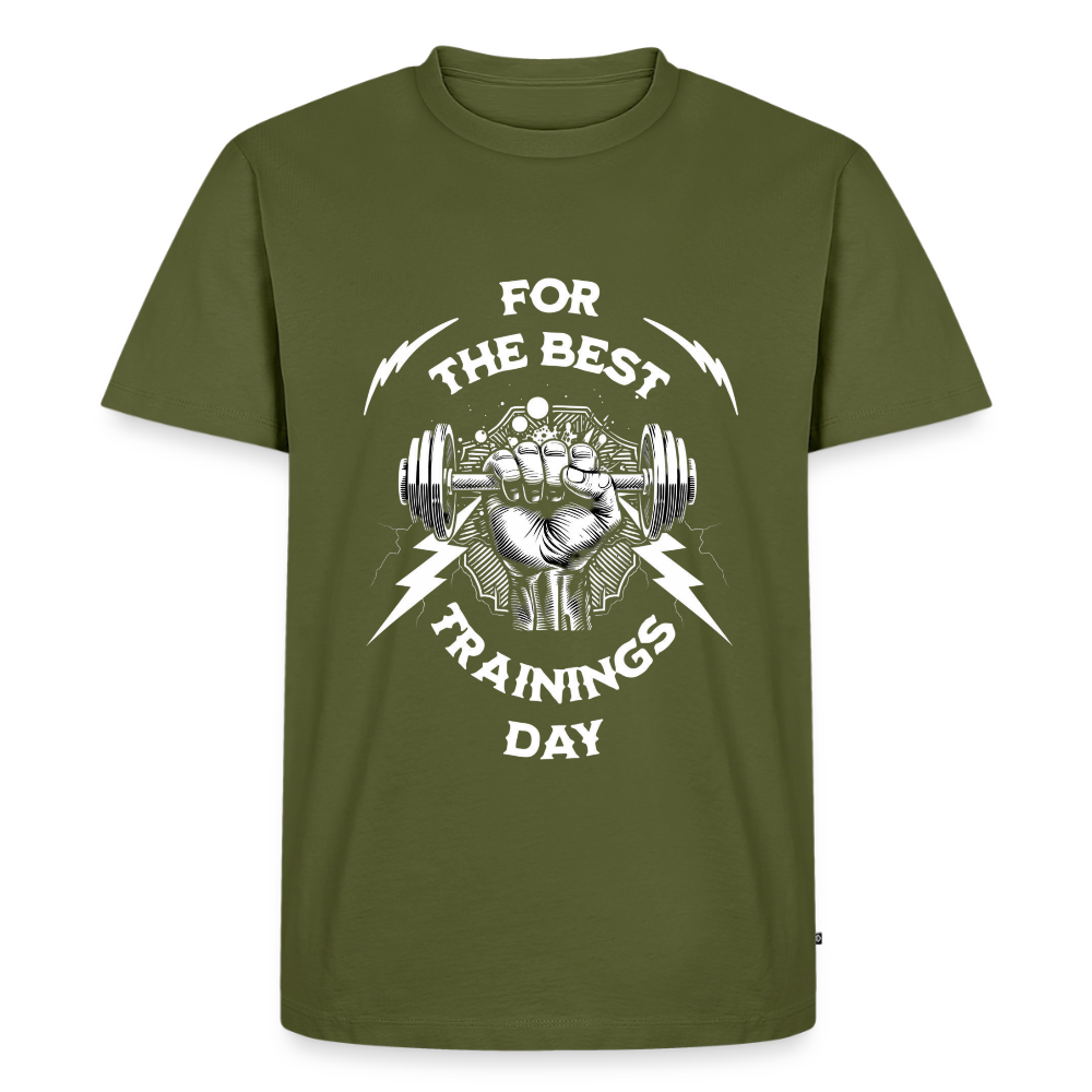 FOR THE BEST Premium T-Shirt - khaki