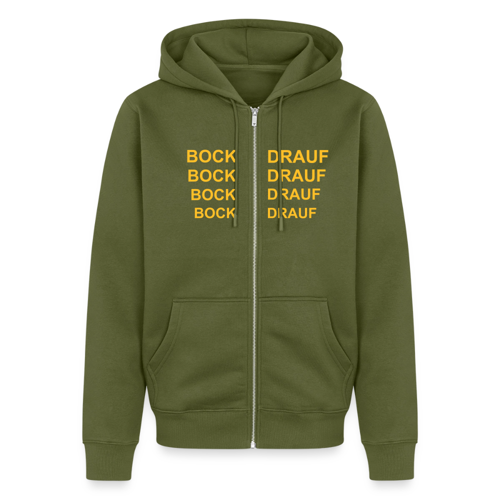 BOCK DRAUF Premium Sweatjacke - khaki