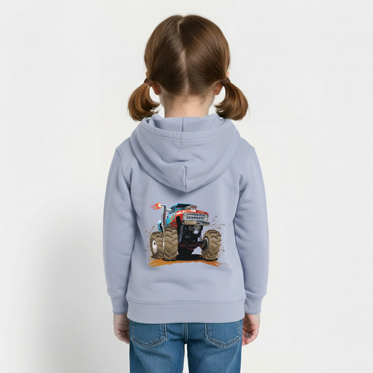 Monstertruck Premium Kinder Hoodie - lavender-violet