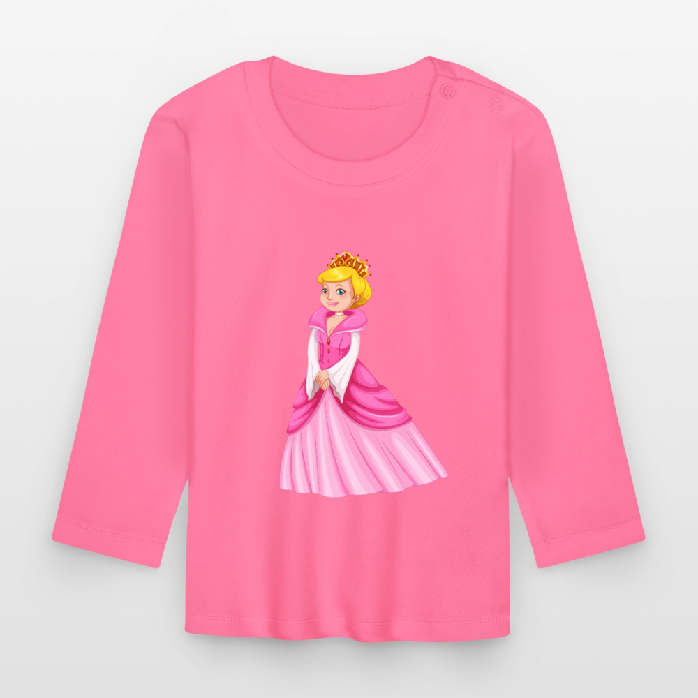 Prinzessin Premium Baby Langarmshirt - azalea