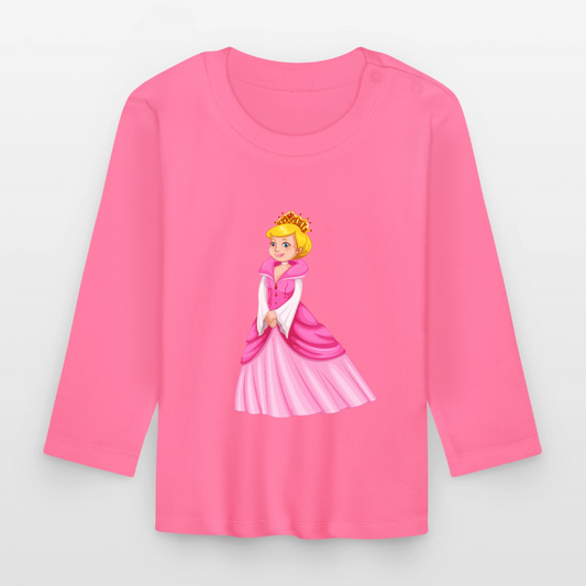 Prinzessin Premium Baby Langarmshirt - azalea