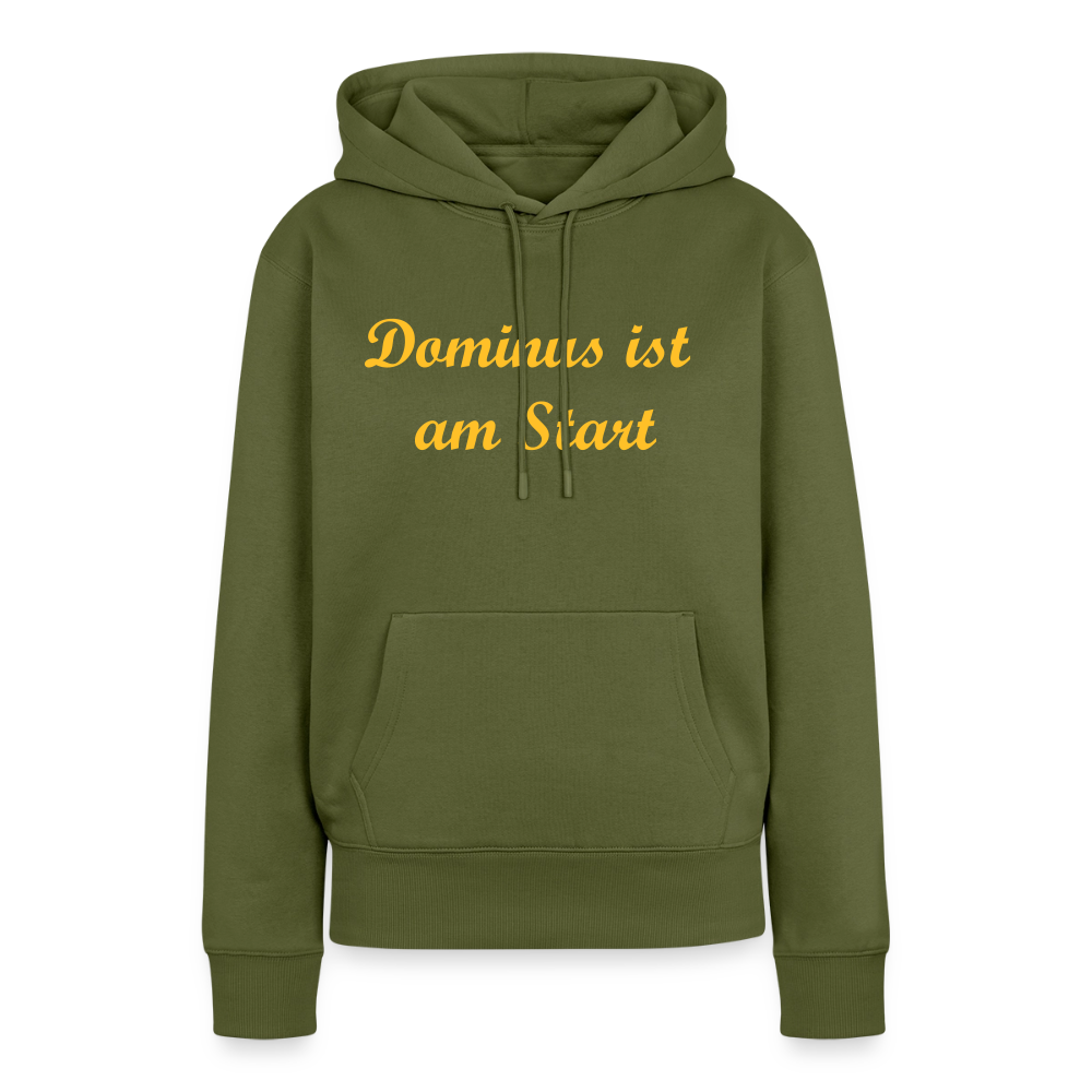 Dominus ist am Start Premium Hoodie Woman - khaki