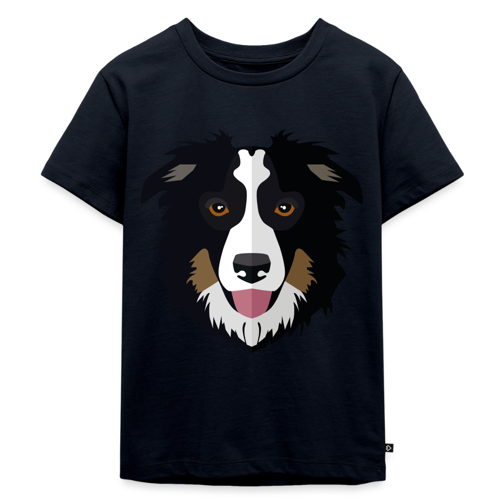 Hund Premium Kinder T-Shirt - navy