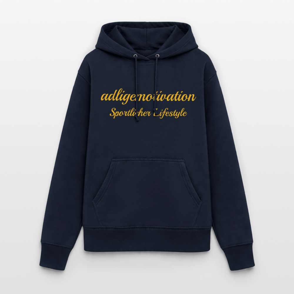 sportlicher Lifestyle Hoodie - navy