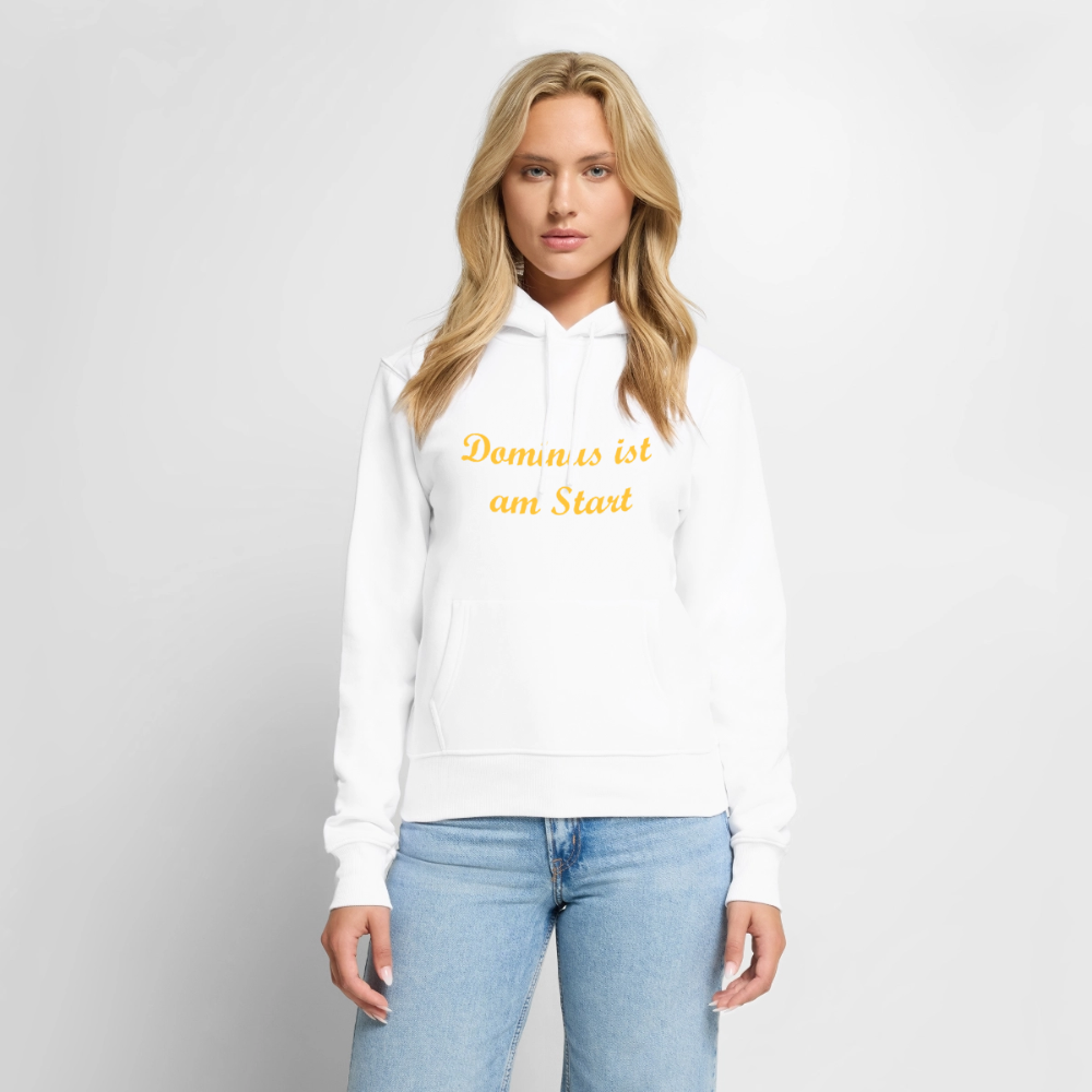 Dominus ist am Start Premium Hoodie Woman - white