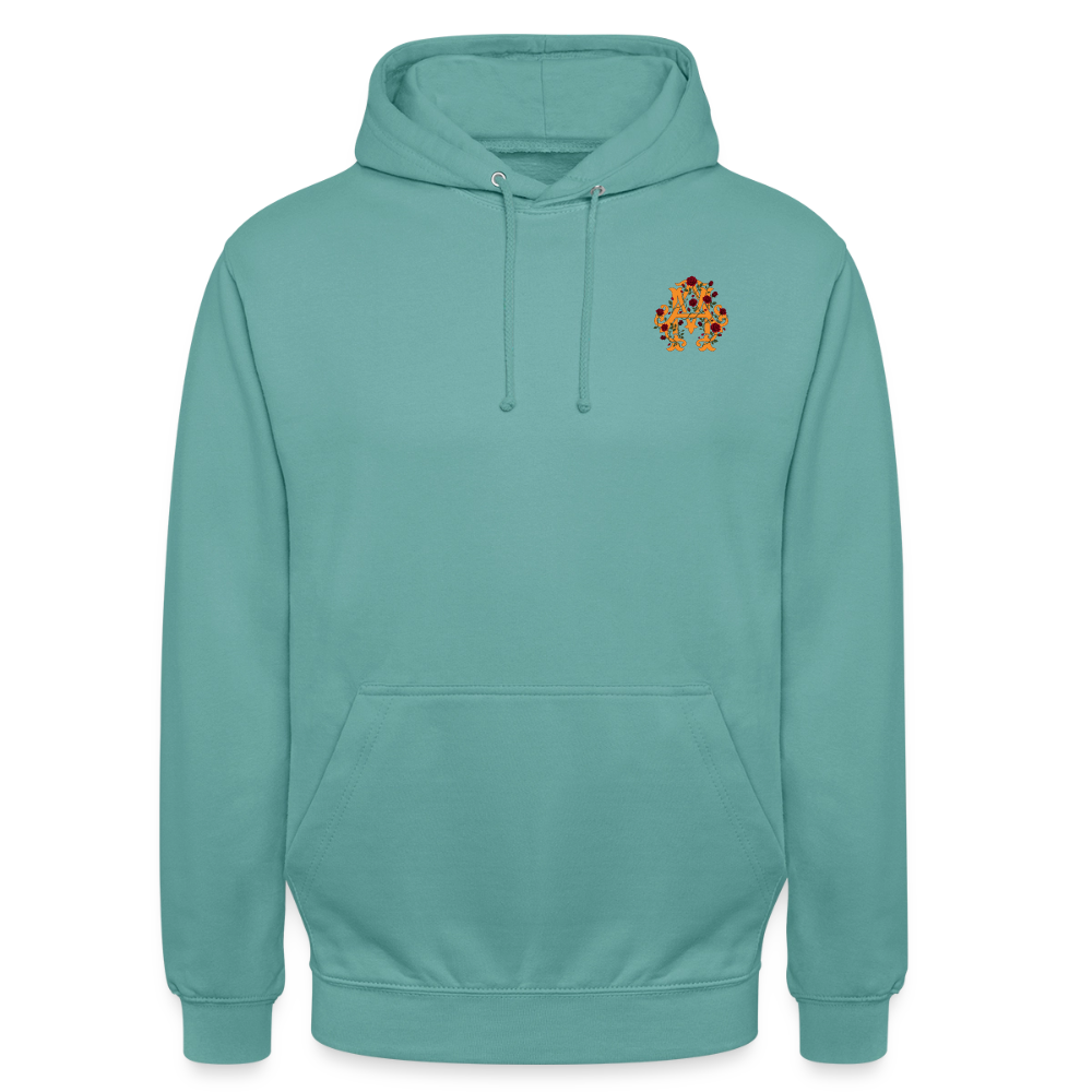FAITH, HOPE, LOVE Hoodie - pastel turquoise