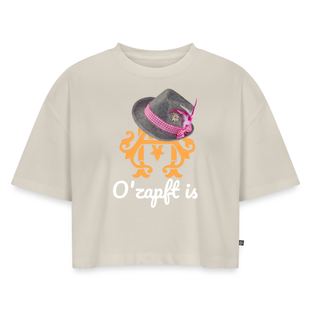 O´zapft is Premium Cropped T-Shirt - beige