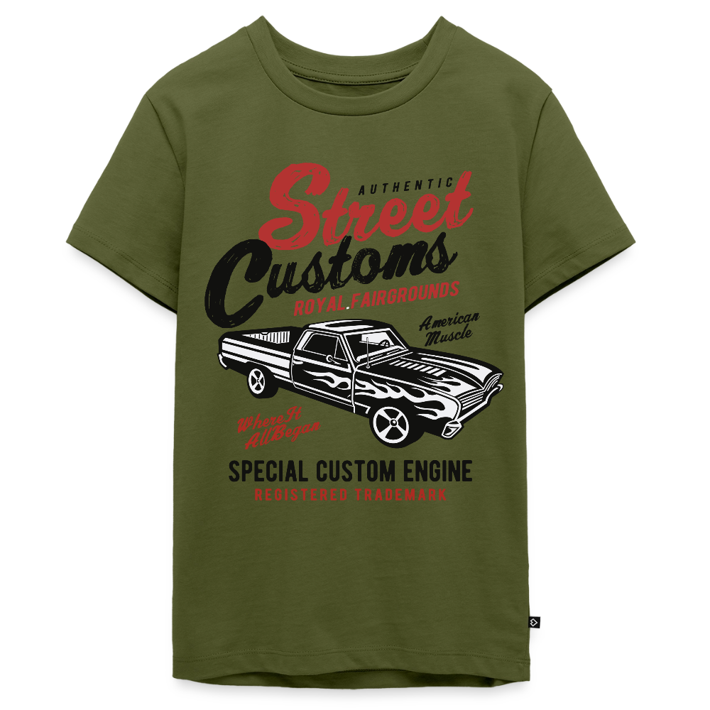 STREET CUSTOMS Premium Teenager T-Shirt - khaki