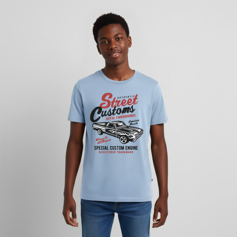 STREET CUSTOMS Premium Teenager T-Shirt - light blue