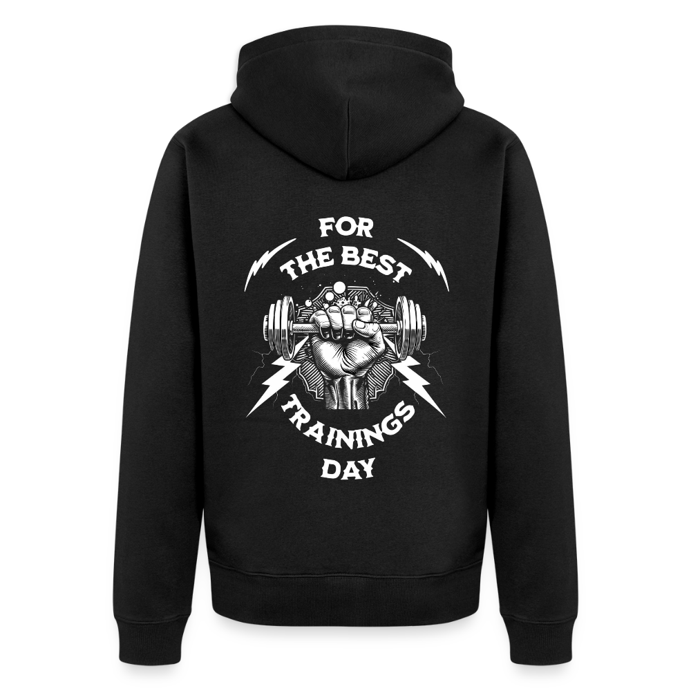 FOR THE BEST Premium Kapuzenjacke - black