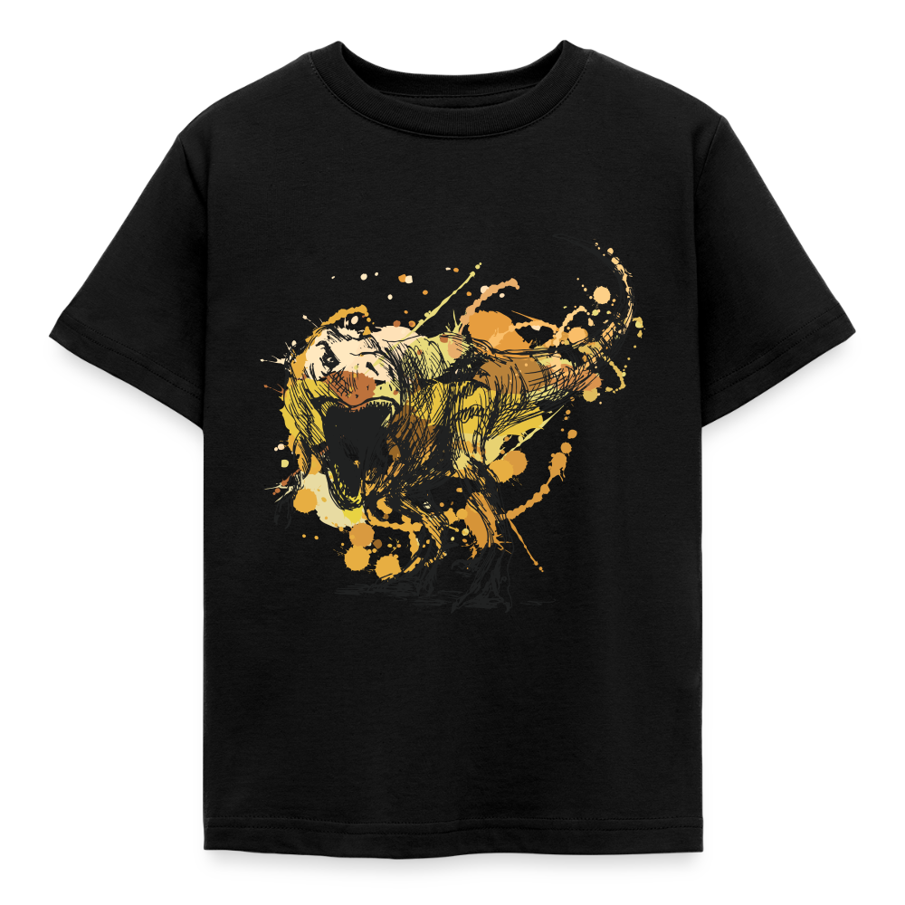 Dinosaurier Kinder T-Shirt - black