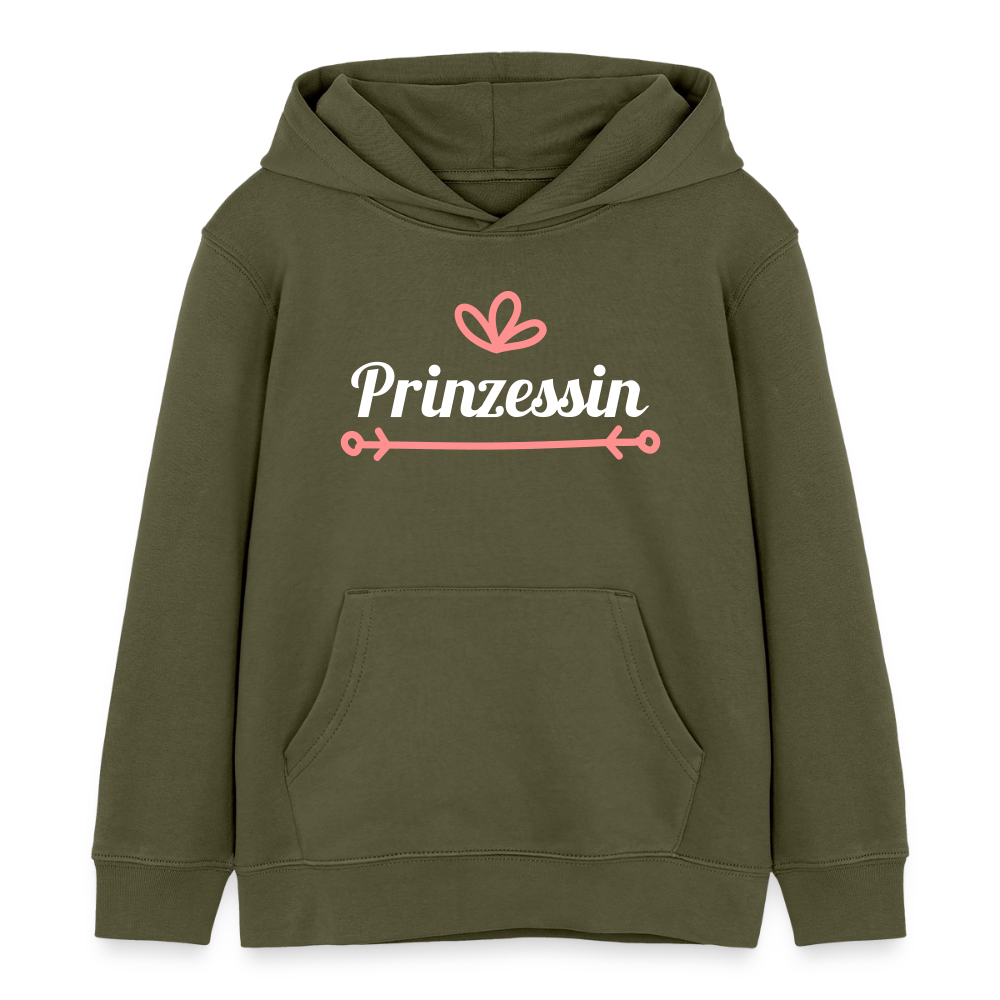 Prinzessin Premium Kinder Hoodie - khaki