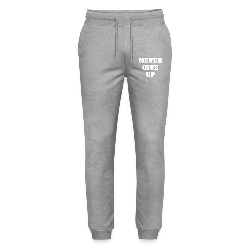 Never give up Premium Jogginghose - heather grey