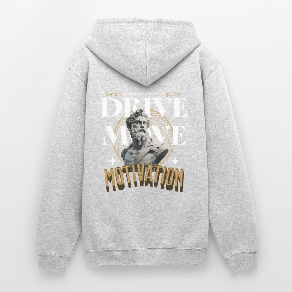 Motivation Hoodie - light heather grey