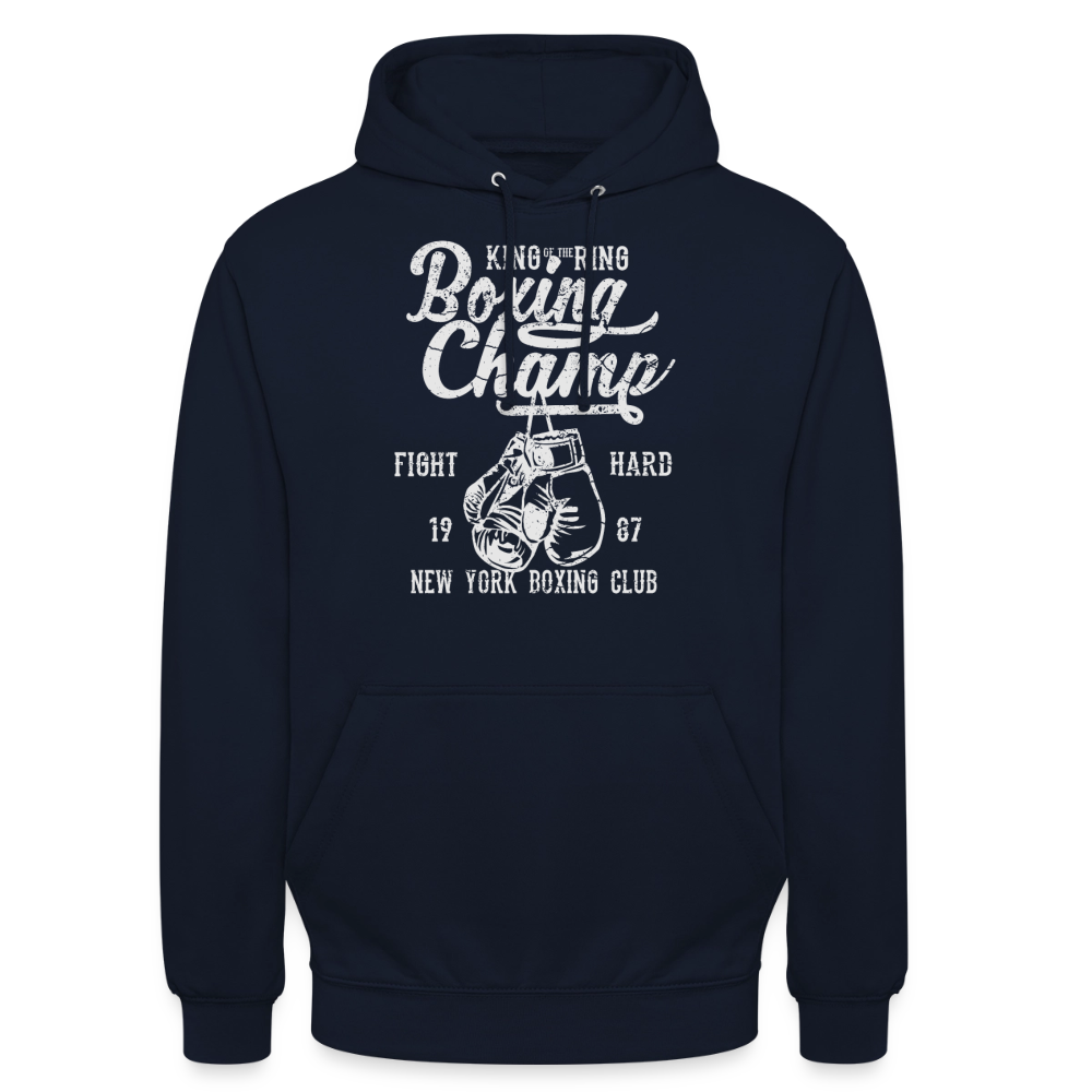 Boxing Champ Hoodie - navy