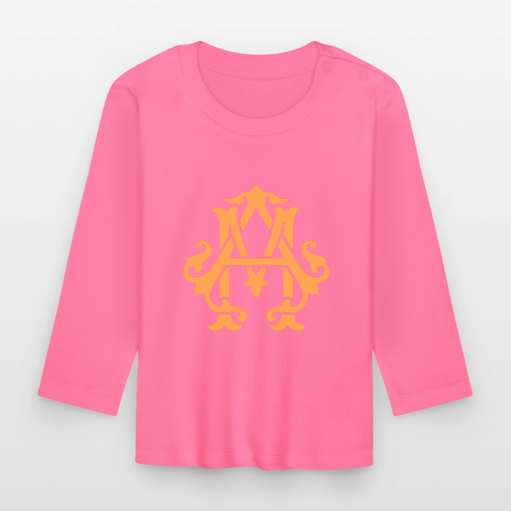adligemotivation Premium Logo Baby Langarmshirt - azalea