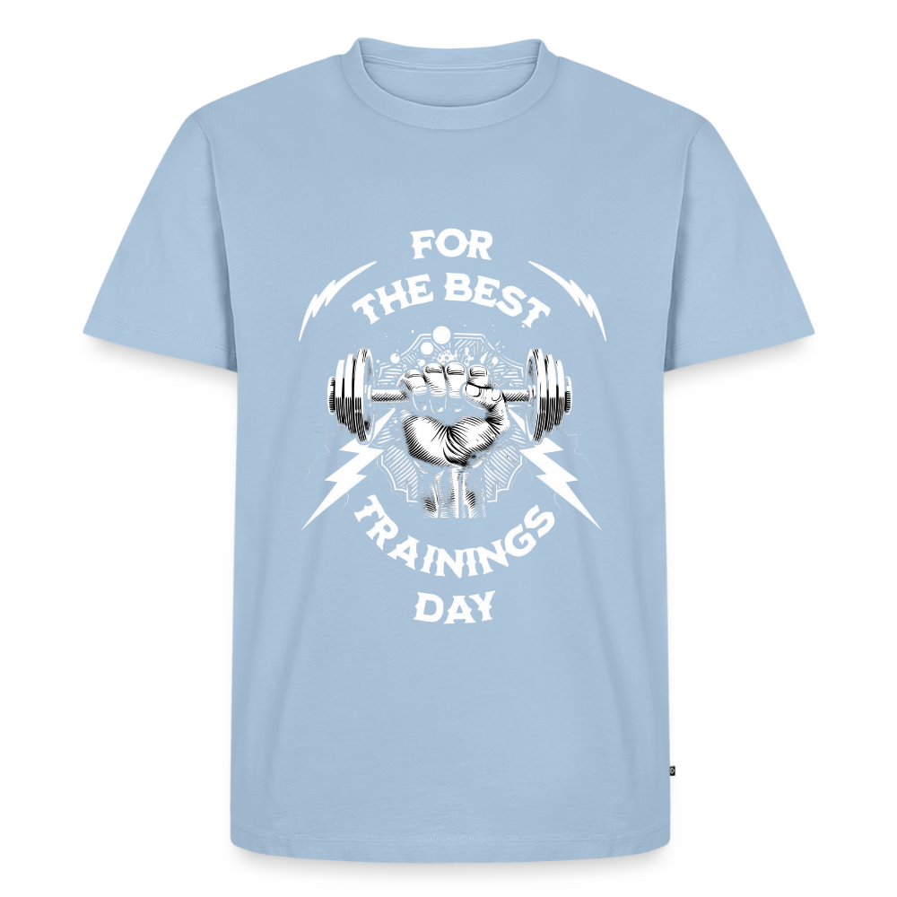 FOR THE BEST Premium T-Shirt - light blue