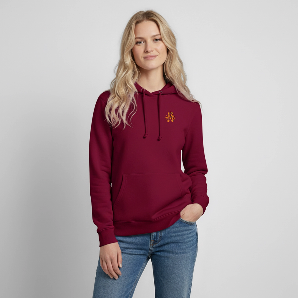 FAITH, HOPE, LOVE Hoodie - bordeaux