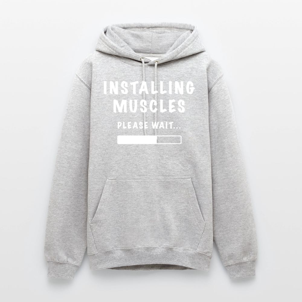 INSTALLUNG MUSCLES  Hoodie - light heather grey