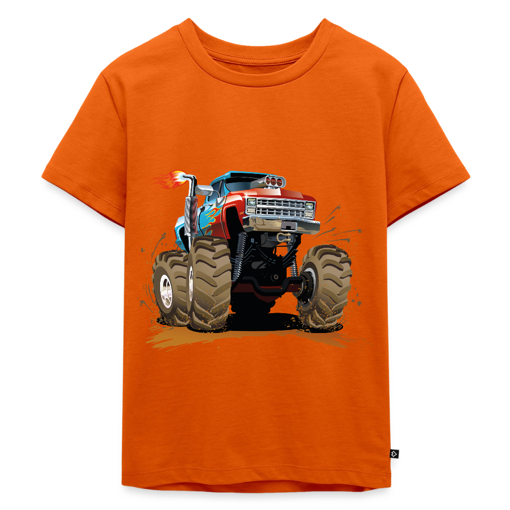 Monstertruck Premium Kinder T-Shirt - orange 