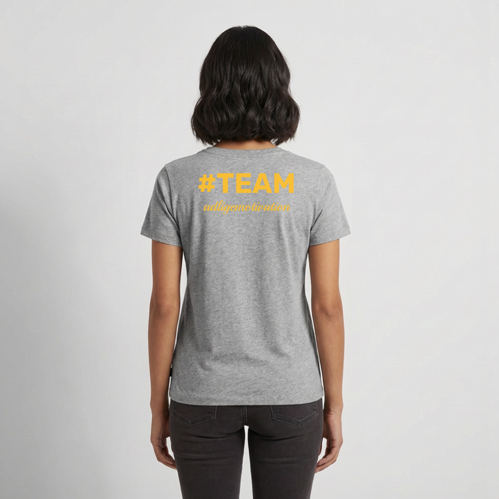 #TEAM adligemotivation Premium Logo T-Shirt - heather grey