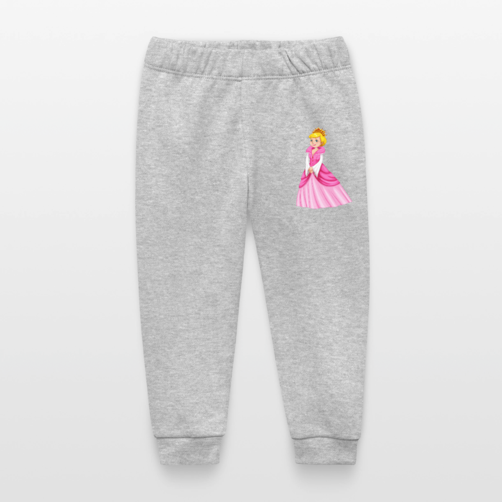Prinzessin Premium Baby Jogginghose - heather grey