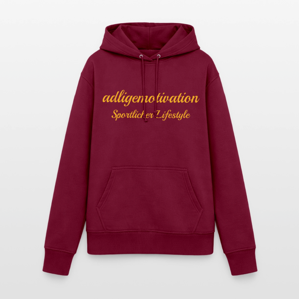 sportlicher Lifestyle Hoodie - bordeaux