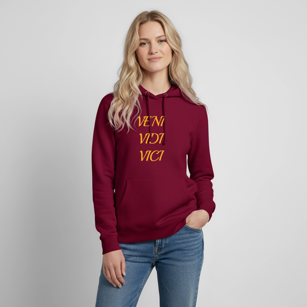 Veni, vidi, vici Hoodie - bordeaux