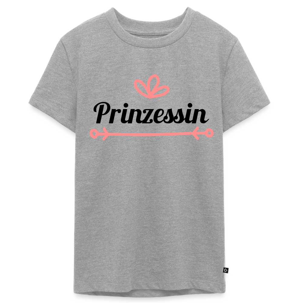Prinzessin Premium Teenager T-Shirt - heather grey