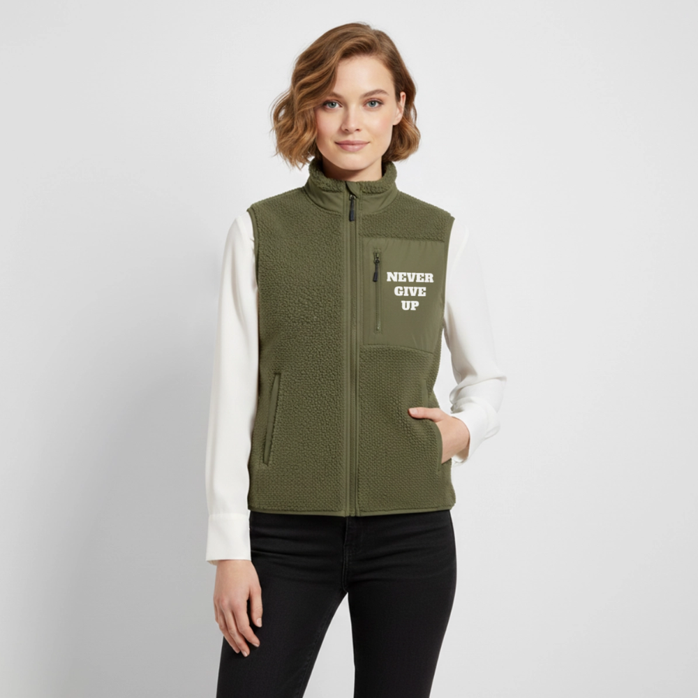 Never give up Sherpa - Weste - khaki