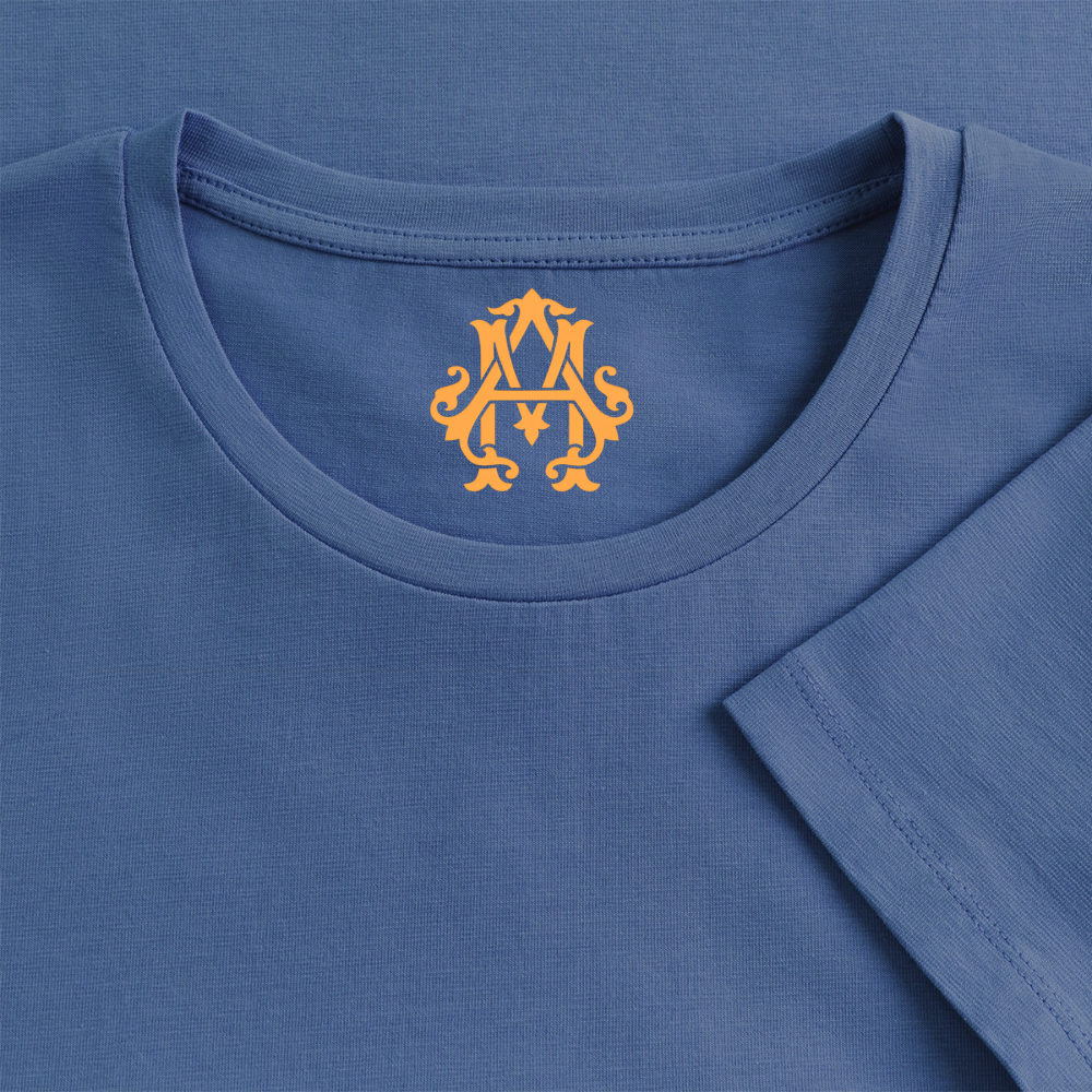 Zitat Aufdruck Premium T-Shirt Women - stone blue
