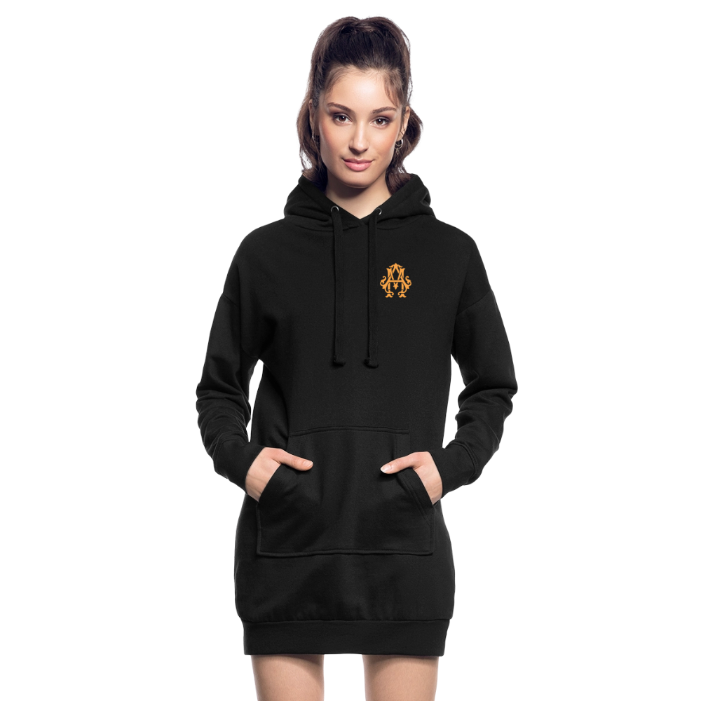 adligemotivations Logo Hoodie-Kleid - black