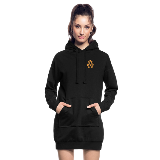 adligemotivations Logo Hoodie-Kleid - black