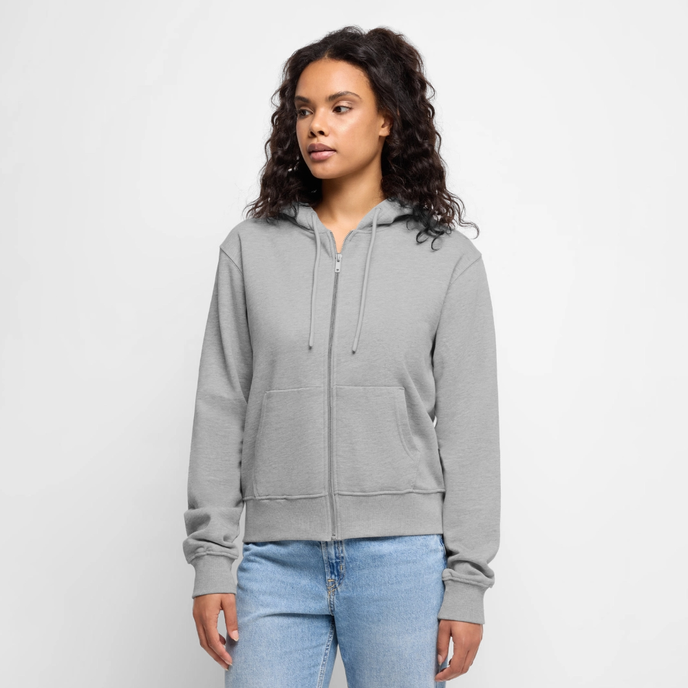 BELIEVE Premium Kapuzenjacke - heather grey