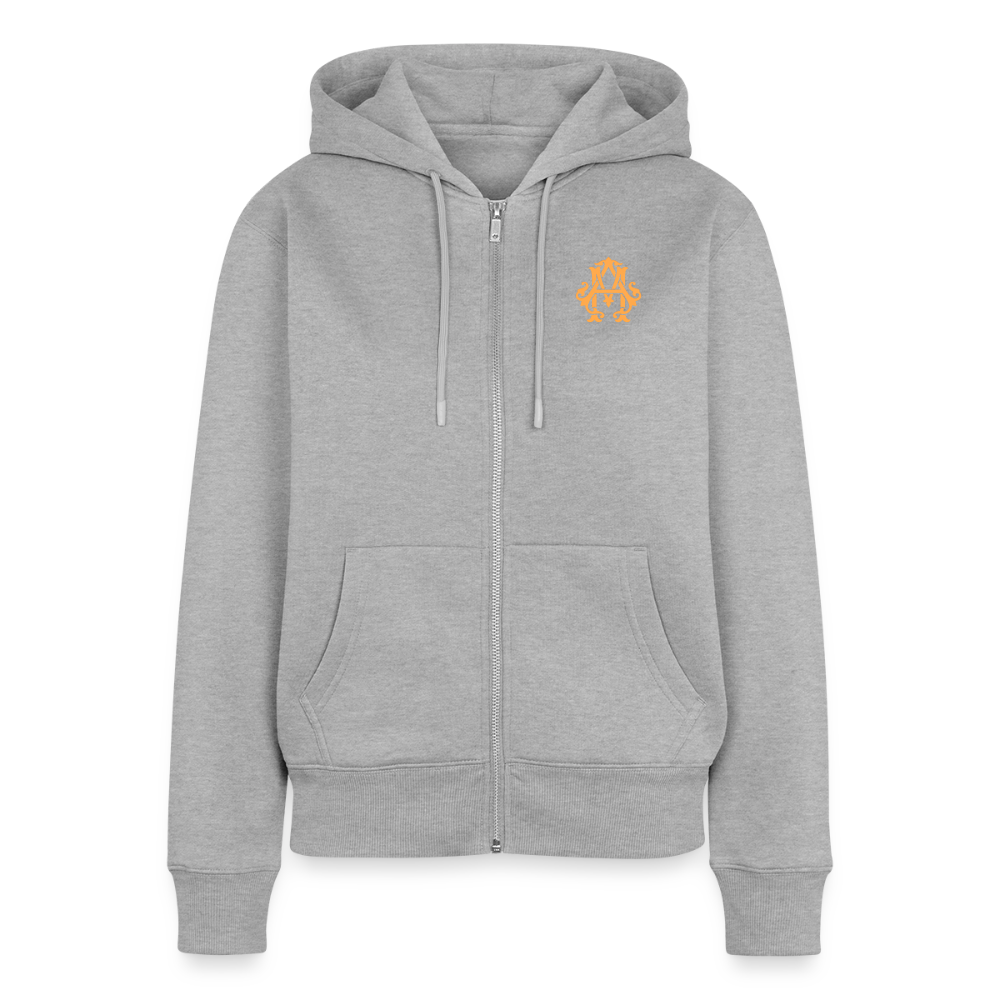 #TEAM adligemotivation Premium Logo Sweatjacke - heather grey