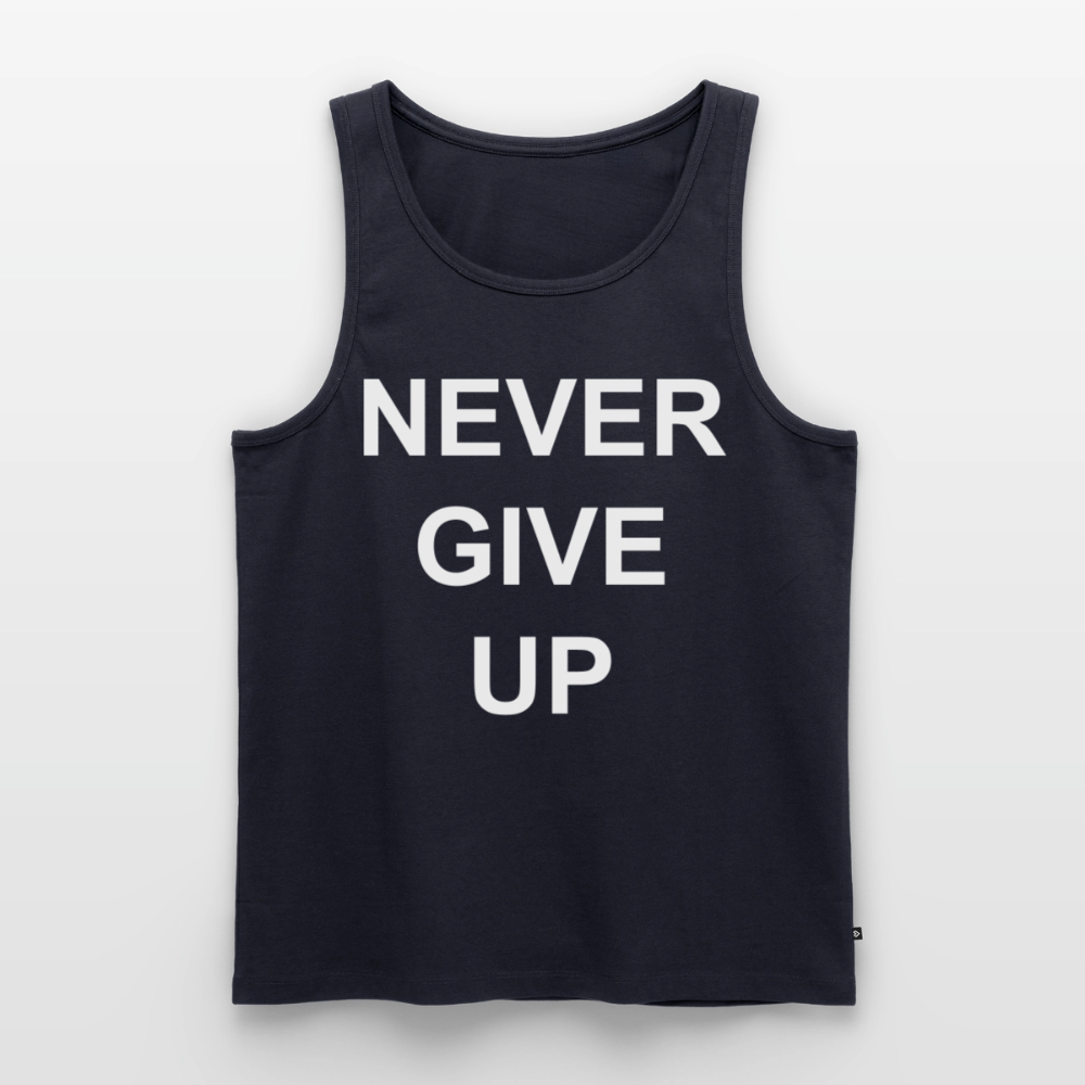 Never GIVE UP Premium Tank Top - navy