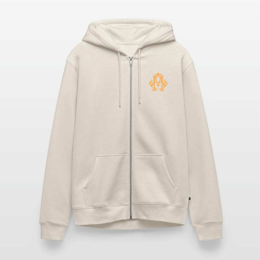 #TEAM adligemotivation Premium Logo Sweatjacke - beige