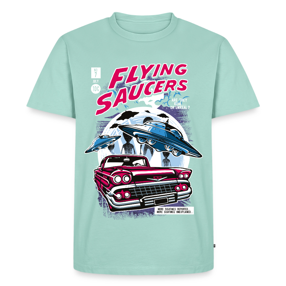 FLYING SAUCERS Premium T-Shirt - mint 