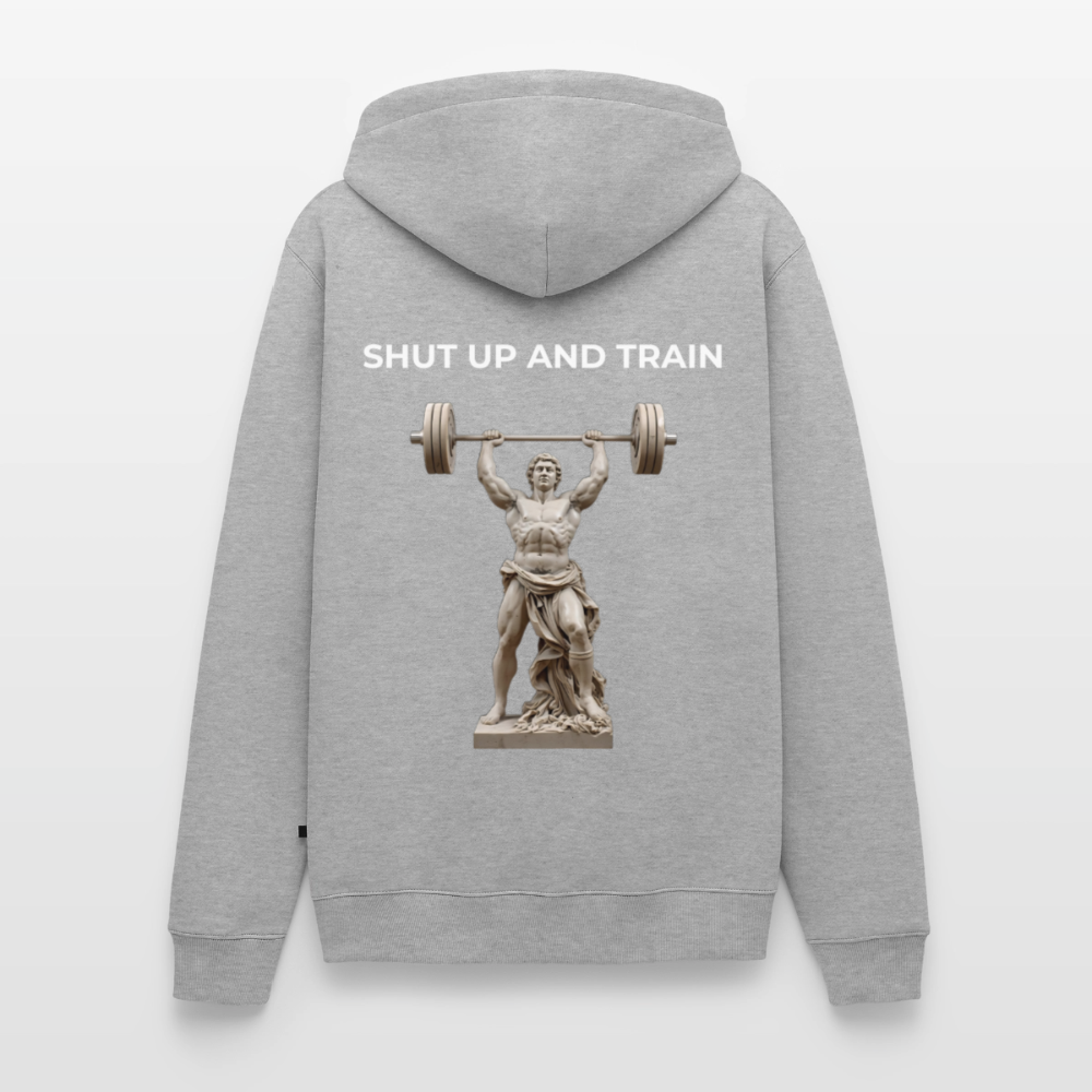 NO PAIN NO GAIN Premium Hoodie - heather grey