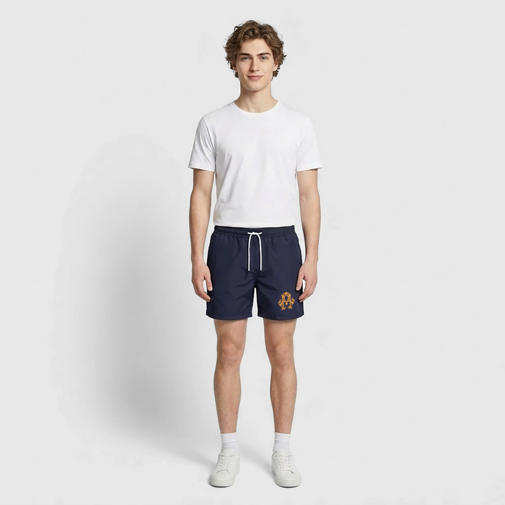 adligemotivations Logo Badeshorts - french navy