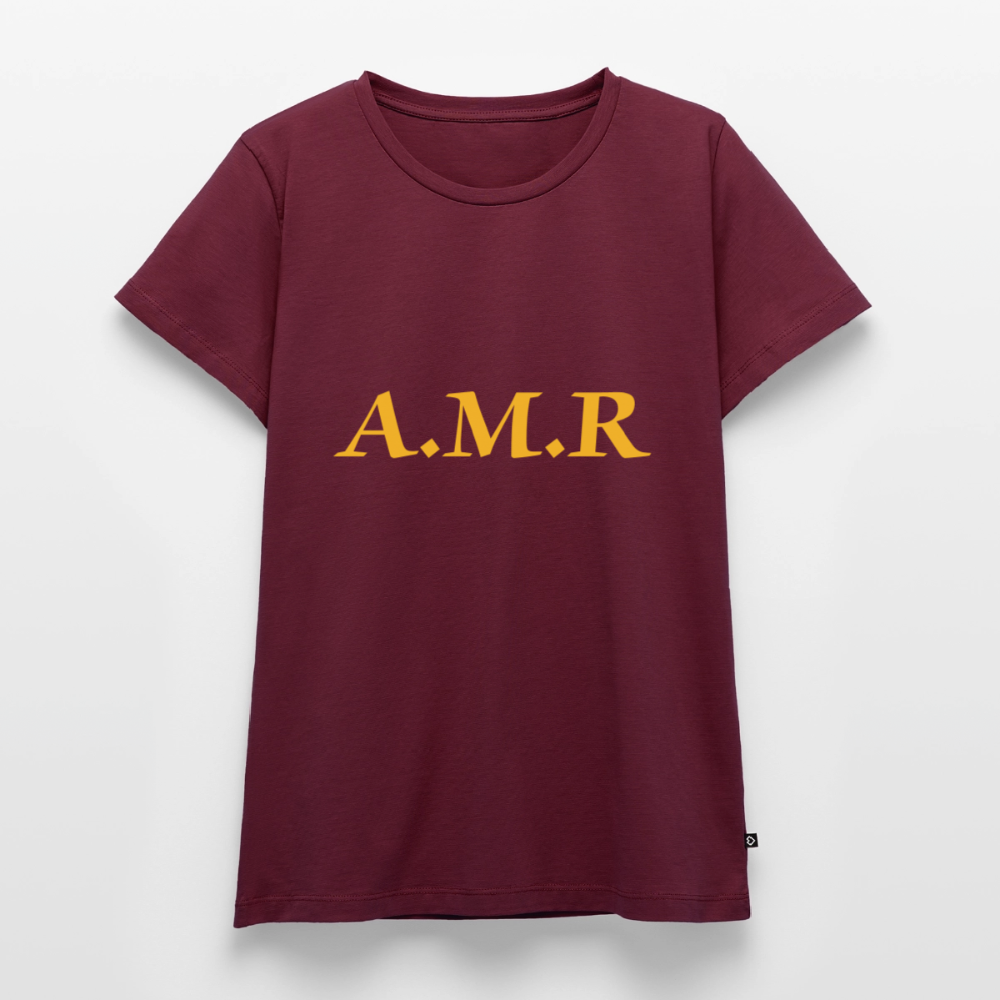 A.M.R Premium T-Shirt Woman - burgundy