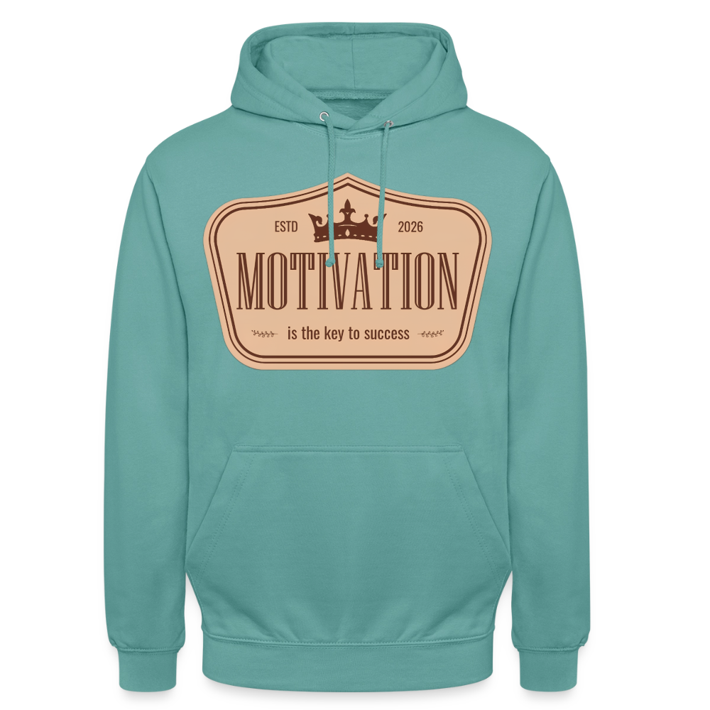 Motivations Hoodie - pastel turquoise