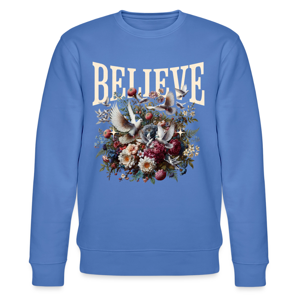 BELIEVE Premium Sweatshirt - bright blue