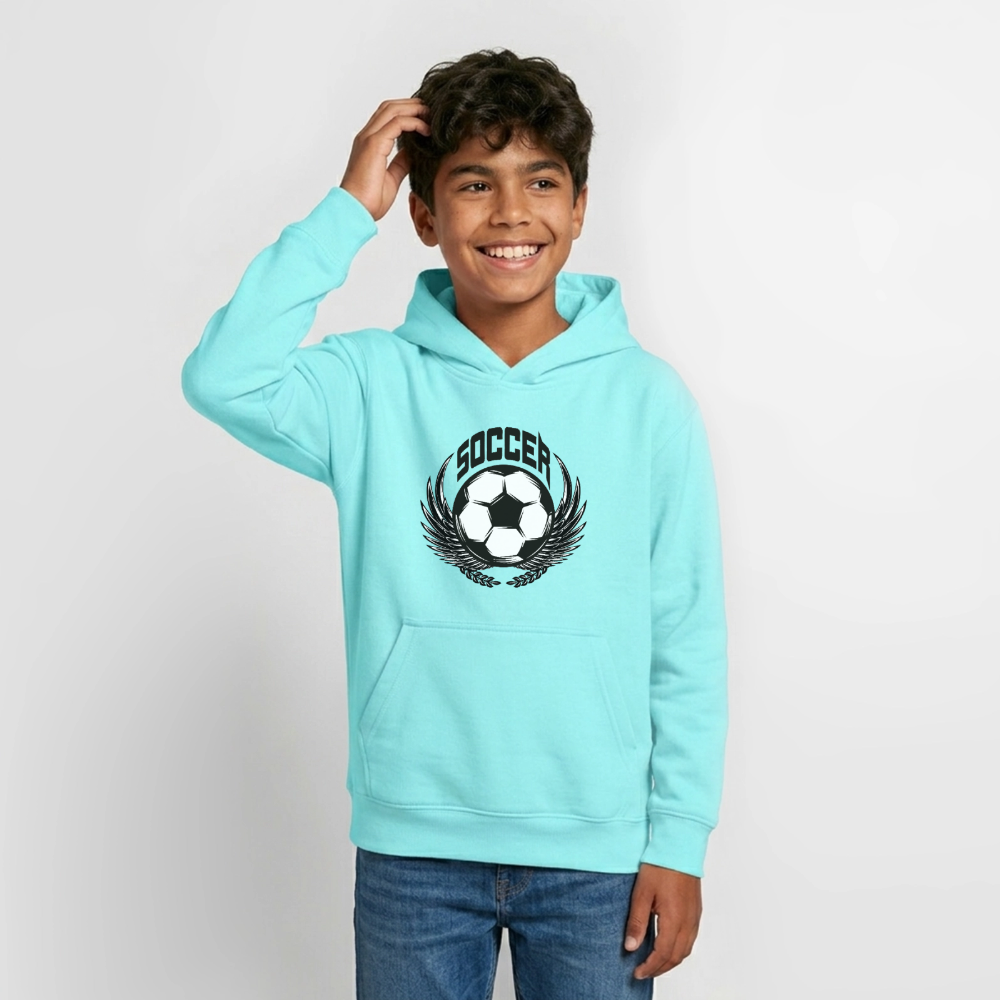 Soccer Hoodie Teenager - peppermint